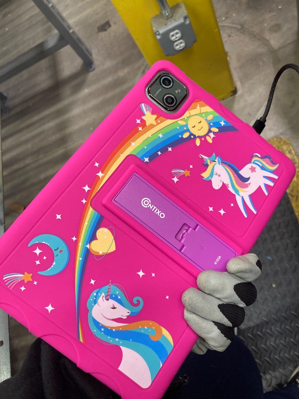 Photo 1 of ***SCREEN IS VERY LIGHT**Contixo K103A Kids Tablet 80 Disney E-Books HD 10 64GB, 4GB Ram, Octa-Core 2.0GHz Cpu Android Tablets, Dual Camera 8 Mp Back & 2 Mp Front, Bluetooth,
