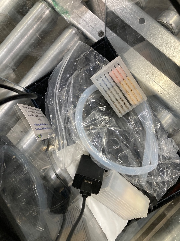 Photo 1 of ***(SELLING AS PARTS ONLY)*** PARTS ONLY ***
Fish Tank Smart Aquarium Kit: 2 Gallon UHD Glass Silent Water Pump Self Cleaning Multi-layer Filtration System - Temperature Sensing 7-color Lighting for Small Fish Betta Kids Room Desktop Decor Black