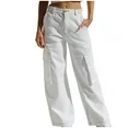 Photo 1 of **WHITE JEANS AND BLACK JEANS ONLY**


Free Assembly's Women's and Women's Plus Wide Leg Jeans with Patch Pockets, 30", 32", and 34" Inseams, Sizes 0-26W
