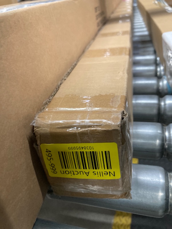 Photo 1 of 2 Pack 6FTx 2-3/8"x1-3/16 Aluminum Black Handrail with Nylon End Caps Self Drilling Screws, Rectangular Handrail Cuttable Flat Top Rail for Deck Stair Railing Indoor Outdoor Cable Railing System