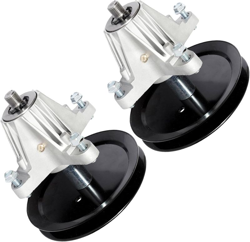 Photo 1 of 2 PACK 918-04865 Lawn Mower Spindle Assembly Replaces OEM 918-04636 918-04865A 618-04636 618-04636A 618-04865 Compatible for Cub Ca det MTD Troy B ilt Craf tsman LTX1045 LTX1046 LT2200 LT2500