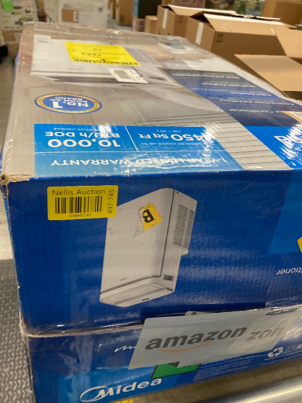 Photo 1 of ***(PARTS ONLY, SELLING AS PARTS ONLY)*** 14,000 BTU ASHRAE (10,000 BTU SACC) Portable Air Conditioner, Cools up to 450 Sq.Ft., with Dehumidifier&Fan mode&Heat, Control with Remote, Amazon Alexa&Google Assistant, Easy-to-use and Install