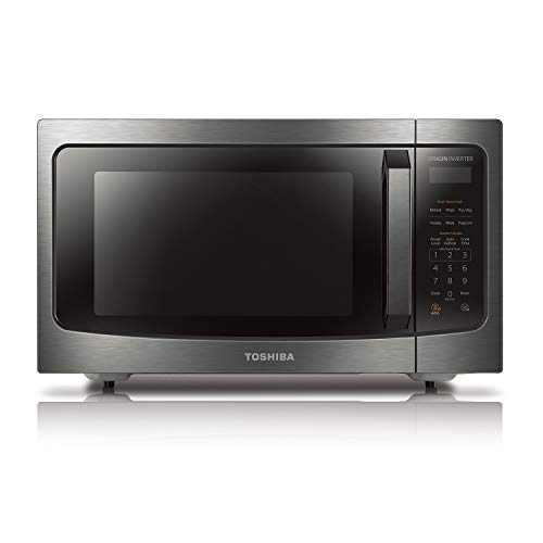 Photo 1 of 1.6 Cu. Ft. in Black Stainless Steel 1250 Watt Countertop Microwave Oven with Inverter Technology and Smart Sensor
