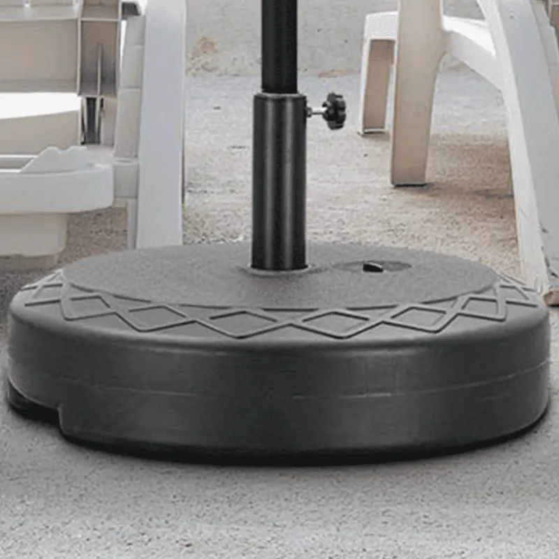 Photo 1 of **MISSING UMBRELLA POLE/ONLY BASE**Autlaycil Outdoor Umbrella Base Stand, Water/Sand Filled Patio Umbrella Stand, Heavy Duty Umbrella Holder, Round Umbrella Base, Black