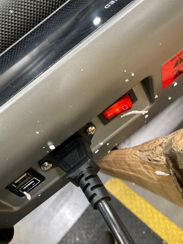 Photo 1 of  ***(PARTS ONLY -SELLING AS PARTS -DO NOT WORK)***
EGOFIT: Walker Pro M1 - Cool Grey - Under Desk Walking Pad Treadmill, 5% Incline, LCD Display, Remote Control, Home & Office, 220lb Cap, 0.6-3.1mph