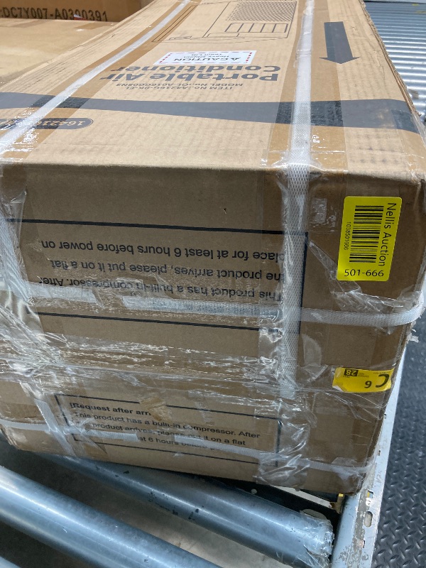 Photo 1 of ***SELLING AS PARTS ONLY -NOT WORKING PROPERLY)*** 
ZAFRO 8,000 BTU Portable Air Conditioners, 4 Modes Portable AC Unit with Fast Cooling/Energy Efficient/Remote/24Hrs Timer for Bedroom/Dorms/Indoor Rooms, White