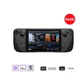Photo 1 of **SELLING FOR PARTS ONLY!!**  Valve Steam Deck 1TB Handheld Gaming Console with Carrying case, 16GB RAM, 1280 x 800 OLED Display, Silicone Soft Cover Protector & Joystick Cap & Tempered Glass Film Bundle