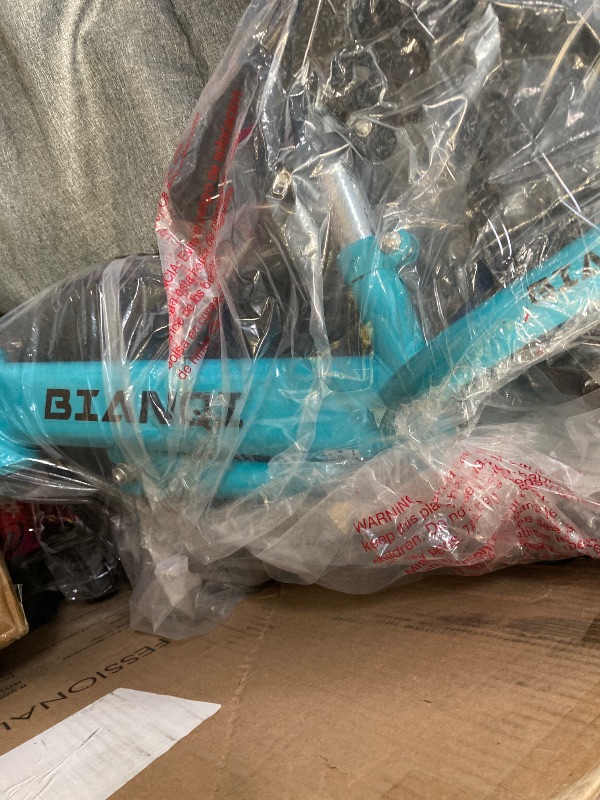 Photo 1 of ***(USED, SCUFF/SCRATCHES, ROUND PART CRACKED SLIGHTLY...SEE PHOTO,)***
WLRETMCI Kid Balance Bike, 12'' Toddlers Training Bicycle for 2-5 Years Old Boys Girls, Lightweight with Lighting up Wheels, Bule
