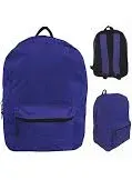 Photo 1 of 17 inch assorted color water resistant back pack