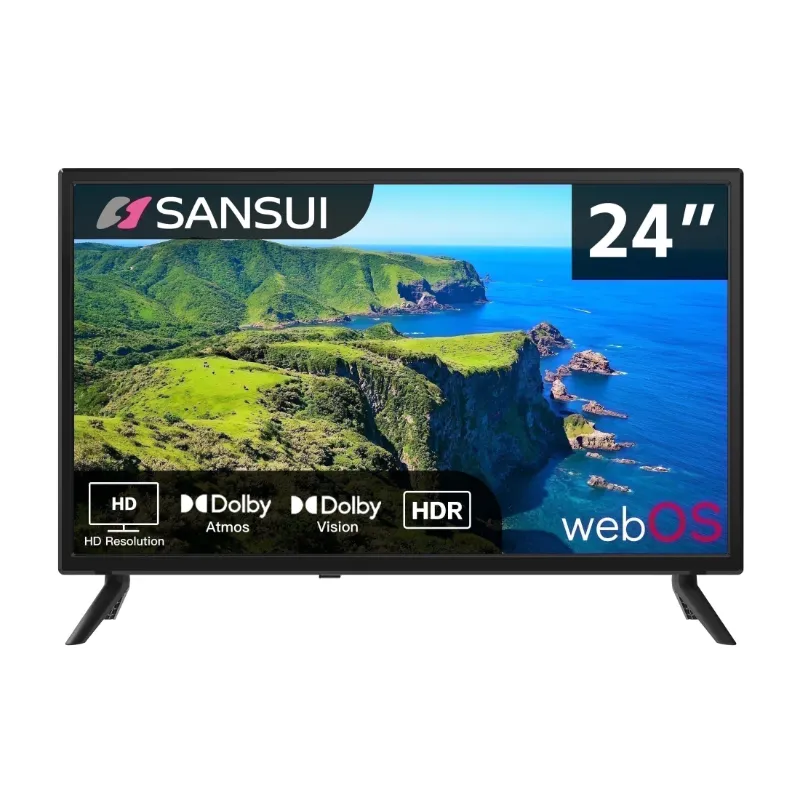 Photo 1 of **PARTS ONLY**Sansui 24” inch LED 720P HD Smart TV Support AirPlay & WiFi-Dolby Hdr 10 & Atmos Sound