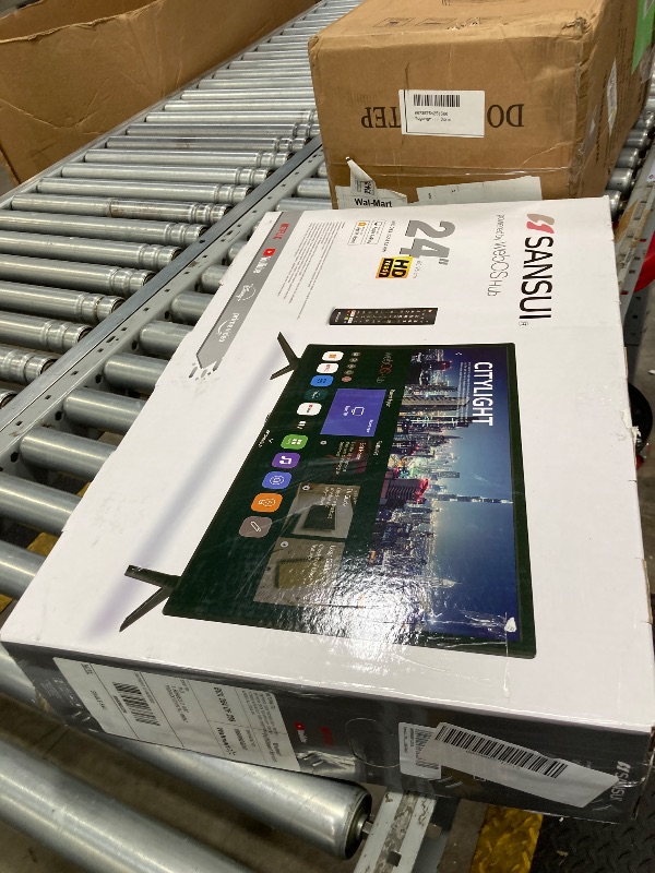 Photo 1 of **PARTS ONLY**Sansui 24” inch LED 720P HD Smart TV Support AirPlay & WiFi-Dolby Hdr 10 & Atmos Sound