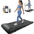 Photo 1 of 2.5 HP Walking Pad, Under Desk Exercise Treadmill with APP, Remote Control, LED Display, 1.0-4.0 MPH, Black
