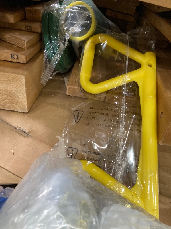 Photo 1 of ***BOX 1 OF 2  & BOX 2 OF 2 SOLD AS SET***
 Backyard Discovery Mount McKinley All Cedar Wood Swing Set  ***SOME WOOD CHIPS ALONG EDGE, BOX RIPPED/TORN)***