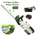Photo 1 of 21V Cordless Hedge Trimmer with 20" Dual-Action Blade, Handle Electric Hedge Trimmer with 3.0Ah Battery and Fast Charger for Garden, Shrub, Grass and Lawn, Up to 20000 RPM, Green