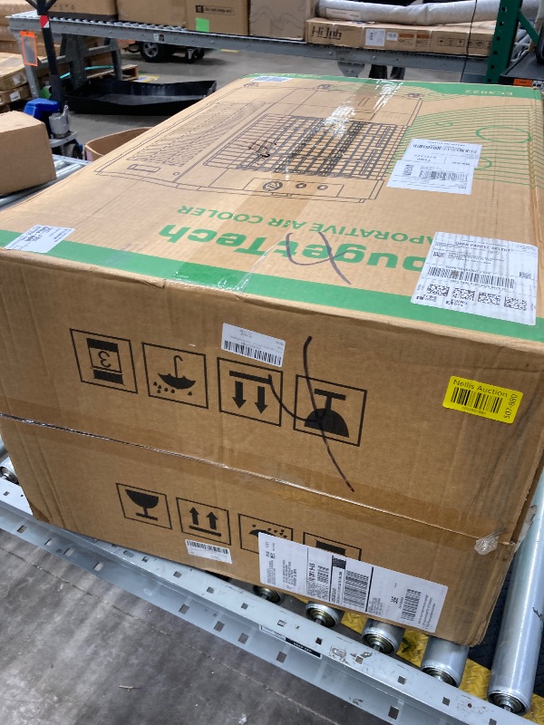 Photo 1 of ***MAYBE PARTS ONLY***
37" Evaporative Air Cooler 3000 CFM, 8 Gal Water Tank, 3 Speeds, Oscillating Cools up to 720 Sq. ft, Portable Industrial Swamp Water Cooler for Outdoor Commercial Factory - Gray