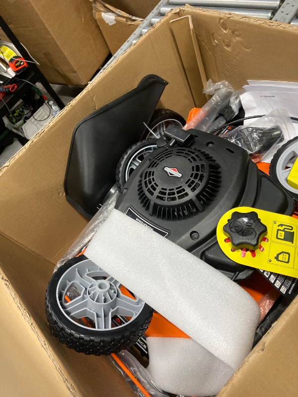 Photo 1 of 21 in. 170cc 2-in-1 Gas Walk Behind Push Lawn Mower with High Rear Wheels