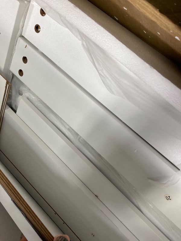 Photo 1 of  6 Drawer Double Dresser Wood Dresser Storage Cabinet Drawer Organizer Chest Of Drawers, White