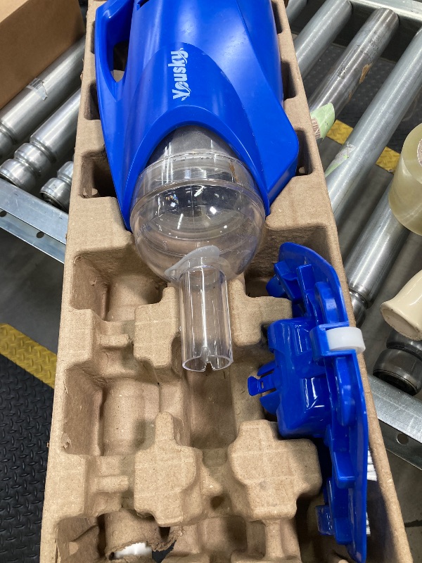 Photo 1 of ***MISSING PARTS...SELLING AS PARTS ONLY***

Cordless Pool Leaf Vacuum & Skimmer with Telescopic Pole – 83GPM Suction, Rechargeable Pool Vacuum for Inground & Above Ground Pools, Hot Tubs, Spas – 6.6 Gallon Debris Bag