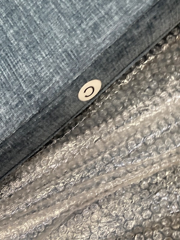 Photo 1 of ***(MISSING PIECES -ARMS/LEGS, HARDWARE MISSING SELLING AS PARTS ONLY)*** 
Ktaxon Accent Chair Chenille Upholstered Armchair, Reading Club Chair with Pillow for Living Room Bedroom Furniture Blue
