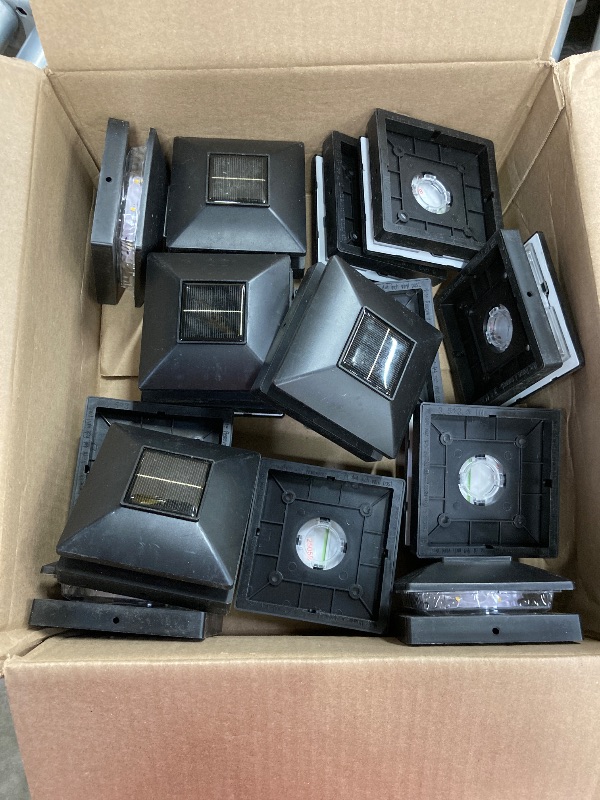Photo 1 of ***USED, SOME SCUFFS/SCRATCHES)***
Viewsun 21 Pack Solar Post Lights, Outdoor Fence Post Cap Light Solar Powered Caps for Deck, Patio, Garden Decor, Warm White High Brightness SMD LED Lighting, Lamp Fits for 4x4 or 6x6 Wooden Posts