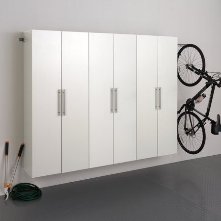 Photo 1 of **BOX A ONLY/MISSING BOXES/PARTS ONLY**30" Hangups Large Storage Cabinet White - Prepac: Wall Mounted, Workshop & Office Organizer