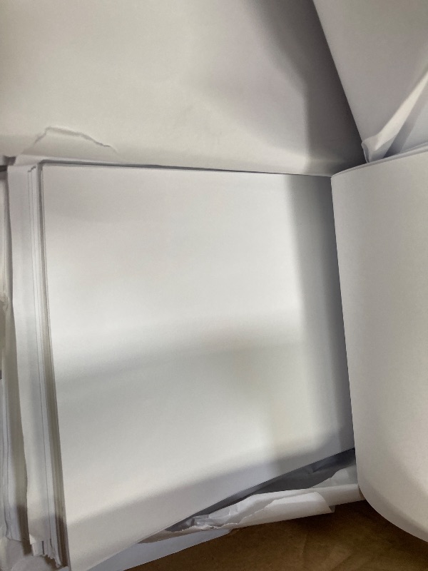 Photo 1 of **Some sheets are damaged most usable**Office Depot White Copy Paper, 8 1/2in. x 11in., 20 Lb, 500 Sheets Per Ream, Case Of 10 Reams, 40402786