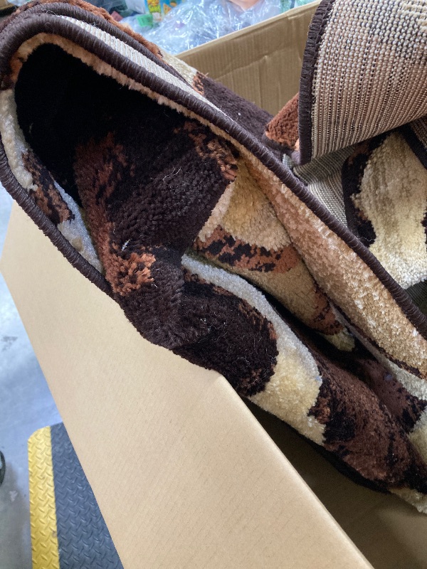 Photo 1 of
***(ACTUAL SIZE UNCLEAR)***SUPERIOR Indoor Large Area Rug for Kitchen, Bedroom, Living Room, Entryway, Hallway with Jute Backing, Perfect for Hardwood Floors- Viking Modern Geometric Trellis Design, Size??? 8 X 10? Rectangle, Coffee