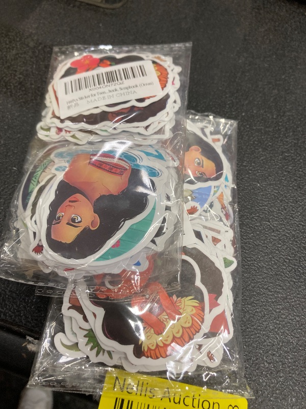 Photo 1 of 100Pcs Sticker for Teen, Cute Cartoon Waterproof Vinyl Stickers for Girl Kids Adult Water Bottle, Laptop, Phone, Computer, Guitar, Notebook, Scrapbook (Ocean)