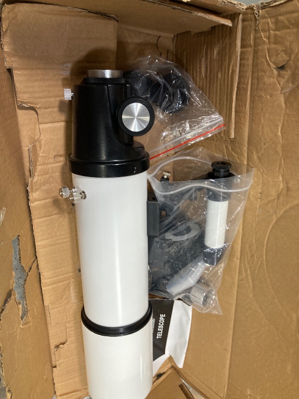 Photo 1 of **MISSING PARTS**Juyafio Telescope, 70mm Aperture Telescopes for Astronomy, 16X-120X Magnification Telescopes for Kids,Adults, Portable Refractor Telescope with Adapter and Tripod