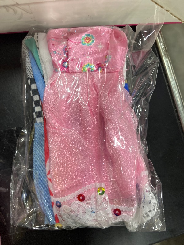 Photo 1 of 135 Pcs Doll Clothes and Accessories with Doll, Princess Gowns, Fashion Dresses, Slip Dresses, Top, Pants, Jumpsuit, Swimsuits, Shoes, Hangers, Doll Dress up Toys for Girls Kids Toddlers Toy Gifts