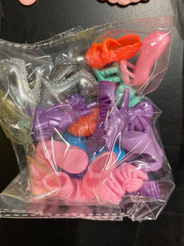Photo 1 of 135 Pcs Doll Clothes and Accessories with Doll, Princess Gowns, Fashion Dresses, Slip Dresses, Top, Pants, Jumpsuit, Swimsuits, Shoes, Hangers, Doll Dress up Toys for Girls Kids Toddlers Toy Gifts