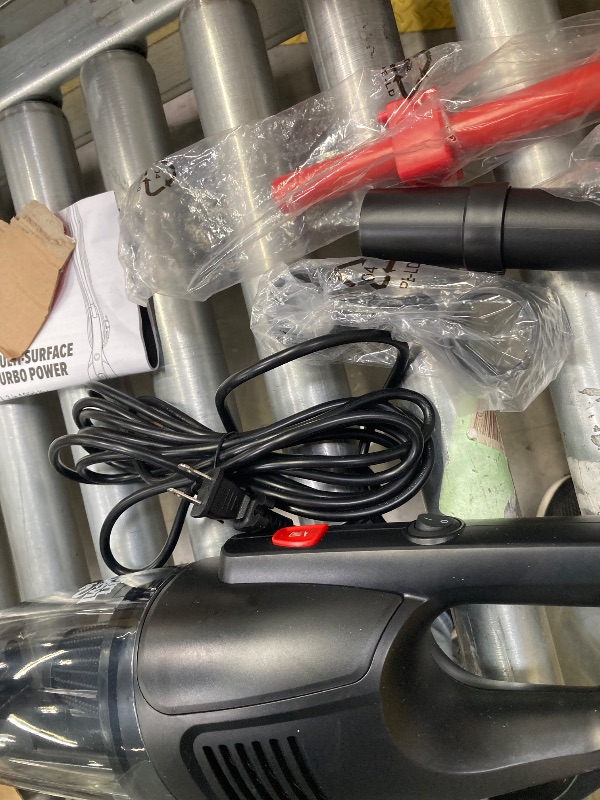 Photo 1 of ***(SELLING AS IS - PRONG IS BENT)****BOX RIPPED/TORN***
Dirt Devil EV1520CT Corded Turbo Power 3-in-1 Multi-Surface Stick and Handheld Vacuum