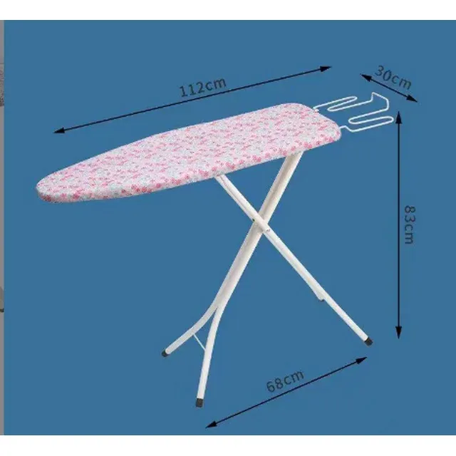 Photo 1 of 11.81"×35.43" Ironing Board with Retractable Iron Rest,Ironing Board Full Size Heat-resistant Cover with Thick Padding,Space-Saving Iron Boards with Sturdy Legs,5 Adjustable Heights