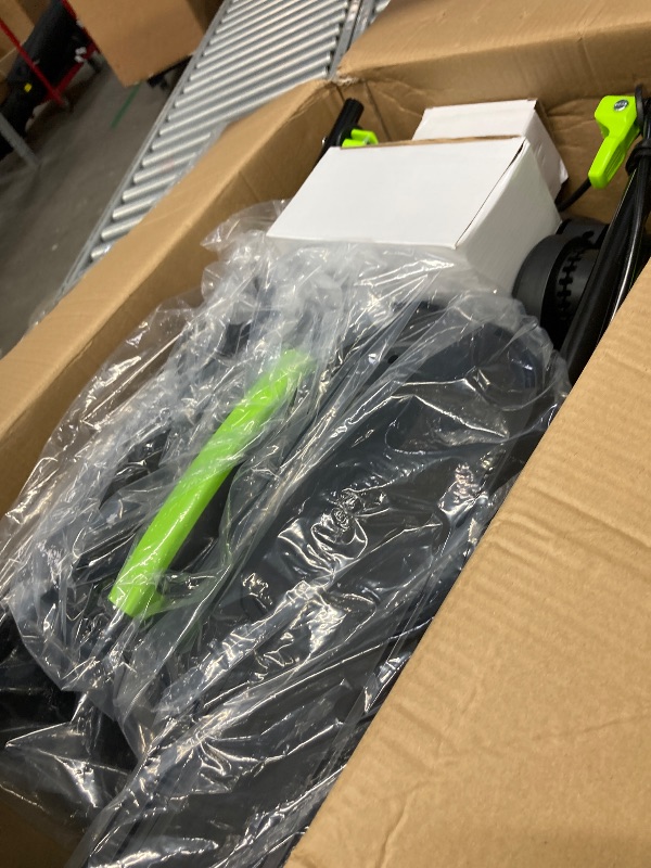 Photo 1 of **PARTS ONLY**Steelite 13-Inch Cordless Lawn Mower, 21V Electric Lawn Mowers with Brushless Motor for Garden,5 Heights Adjustment, 4.0Ah Battery & Charger Included