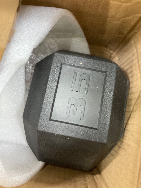 Photo 1 of 1 CAP Barbell 35 LB  Coated Hex Dumbbell Weight