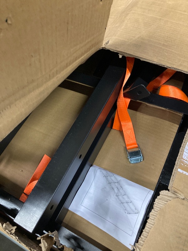 Photo 1 of Toriexon 8 FT Drag Harrow Driveway Grader, Heavy Duty Power Rake w/ 6 FT Chain, Tow Behind Lawn Rake for ATV, UTV, Tractor, Mower, Land Leveler for Gravel, Sand, Soil, Hay