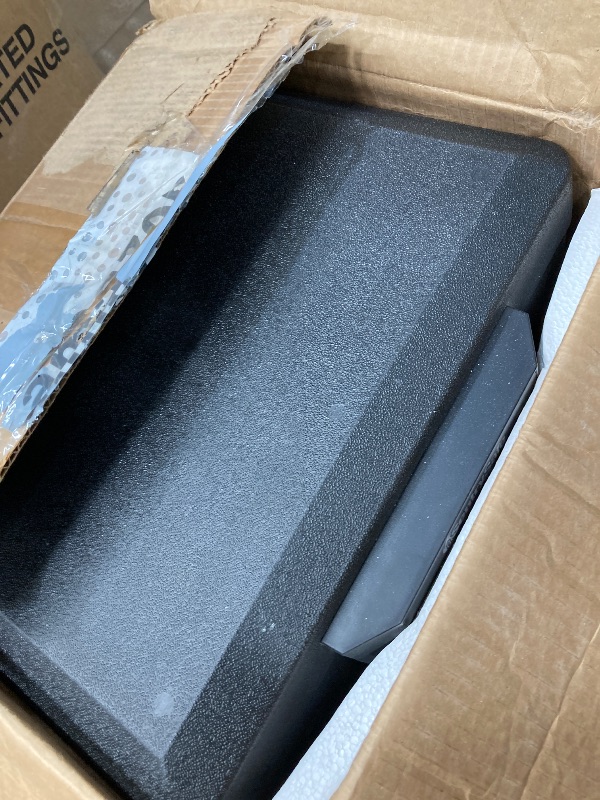 Photo 1 of ***LOCK BROKE/WONT LOCK WITH KEY**SentrySafe Black Fireproof Document Box with Key Lock, Safe Secures Files and Documents for Home or Office, 0.61 Cubic Feet, 13.6 x 15.3 x 12.1 inches, 1170