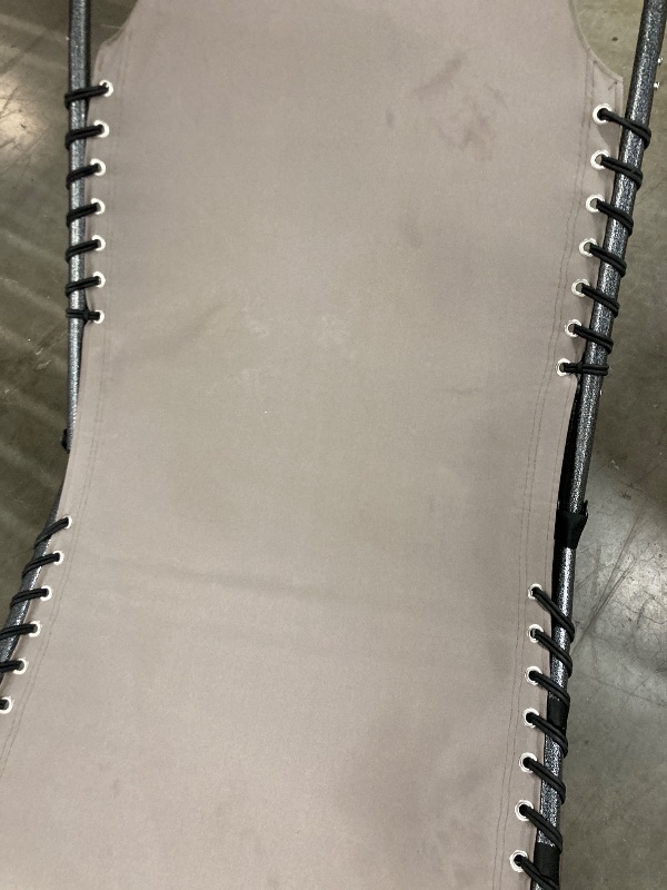 Photo 1 of ***(USED SOME FABRIC STAINS, SOME BLACK SPOTS, SOME SCUFFS/SCRATCHES, CANOPY BROKEN)***

KingCamp Tanning Chair with Face Hole, Lounge Chairs Outdoor Folding Portable Comfy Adjustable 5-Position Foldable Chaise Chaser  for Outside Beach Patio Sun Bathing 
