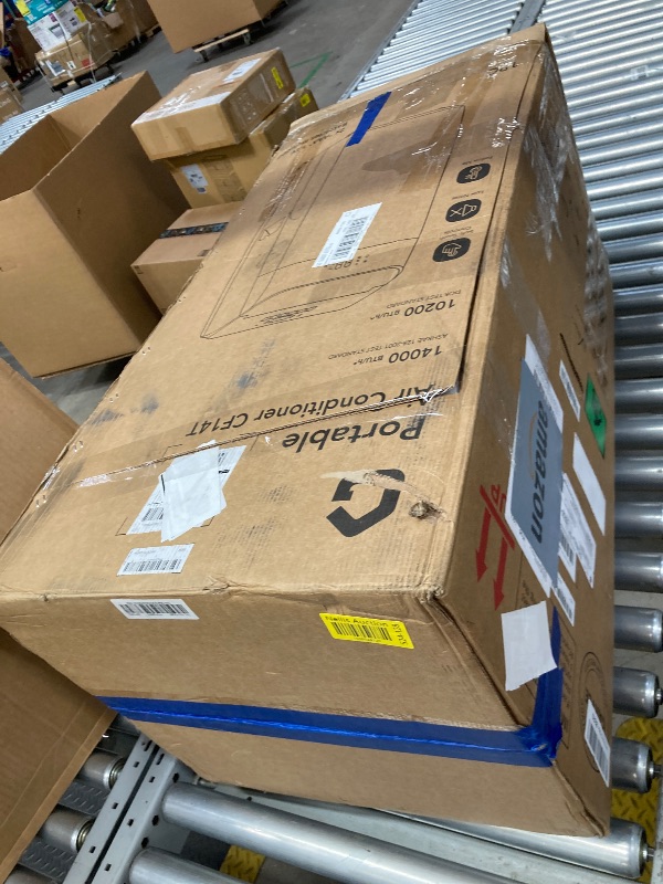 Photo 1 of 14000 BTU Portable Air Conditioner Cools up to 750 Sq.Ft, 3-in-1 Quiet Portable AC Unit with Remote Control & Installation Kits for Large Room, 3 Speed, Auto Swing, 24H Timer