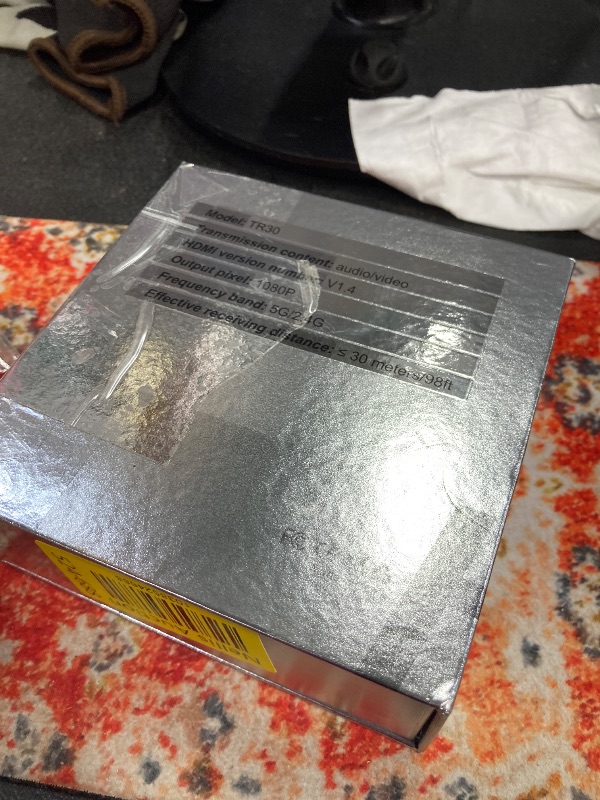 Photo 1 of Wireless HDMI Transmitter and Receiver, Plug & Play Portable 2.4G/5G Wireless HDMI Extender Kit for Streaming Video and Audio to Monitor from Laptop/PC/TV Box/Projector