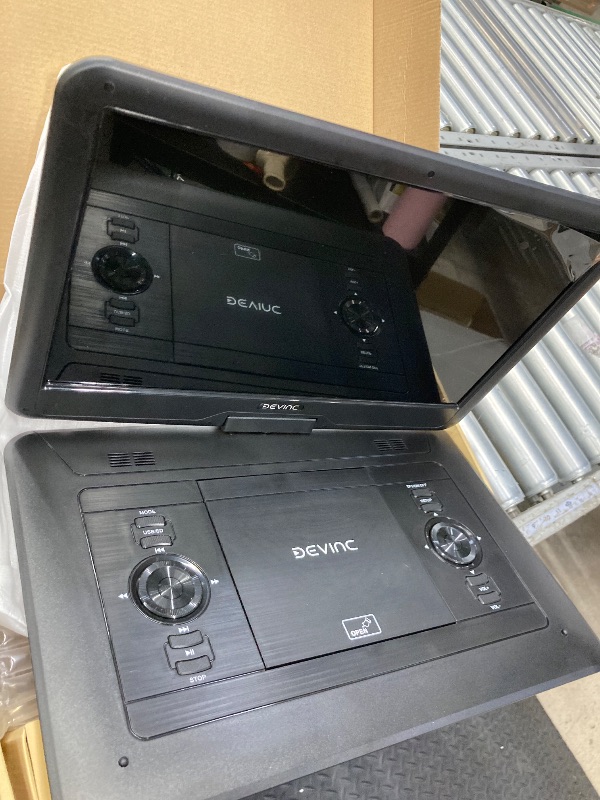 Photo 1 of 17.9" Portable DVD Player with 15.6" Large HD Screen, 6 Hours Rechargeable Battery, Support FM Transmitter, Sync TV, USB, SD Card and Multiple Disc Formats, Dual Speaker, Remote Control, Region Free
