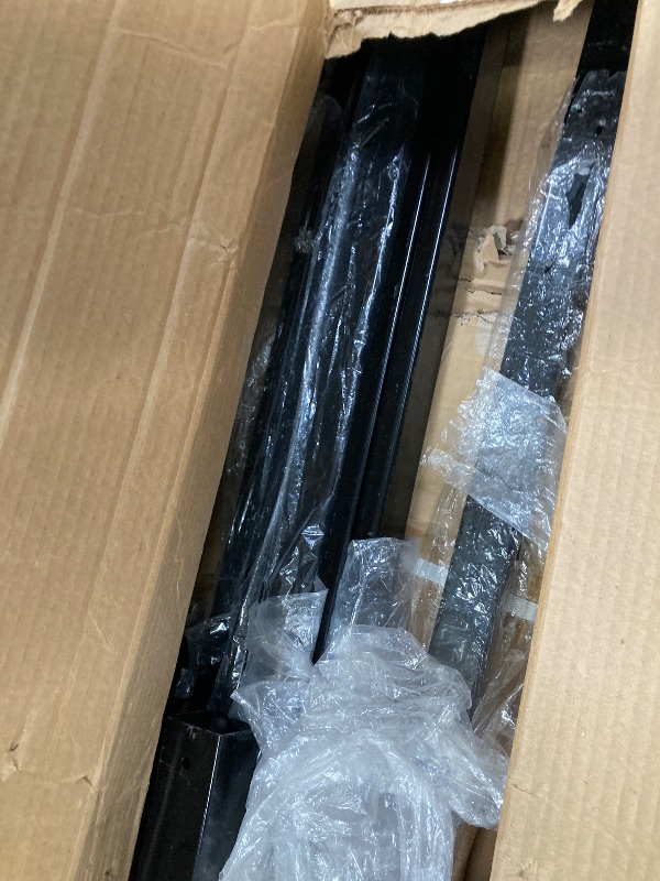 Photo 1 of Full Size Steel Truck Ladder Rack, 1000lbs Universal Over-Cab Ladder Rack for Trucks, 49"-64" Adjustable Non-Drilling Pickup Contractor Trailer Ladder Rack for Pickup Truck Kayak