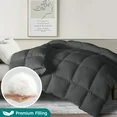 Photo 1 of 
JUSTLET California King Size Feather Comforter Filled with Feather & Down - All Season Grey Duvet Insert- Luxurious Hotel Bedding Comforters