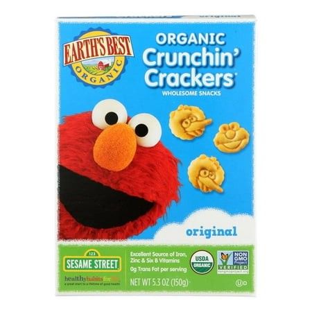 Photo 1 of (6 Pack) Earth S Best Organic Original Crunchin Crackers 5.3 Oz
