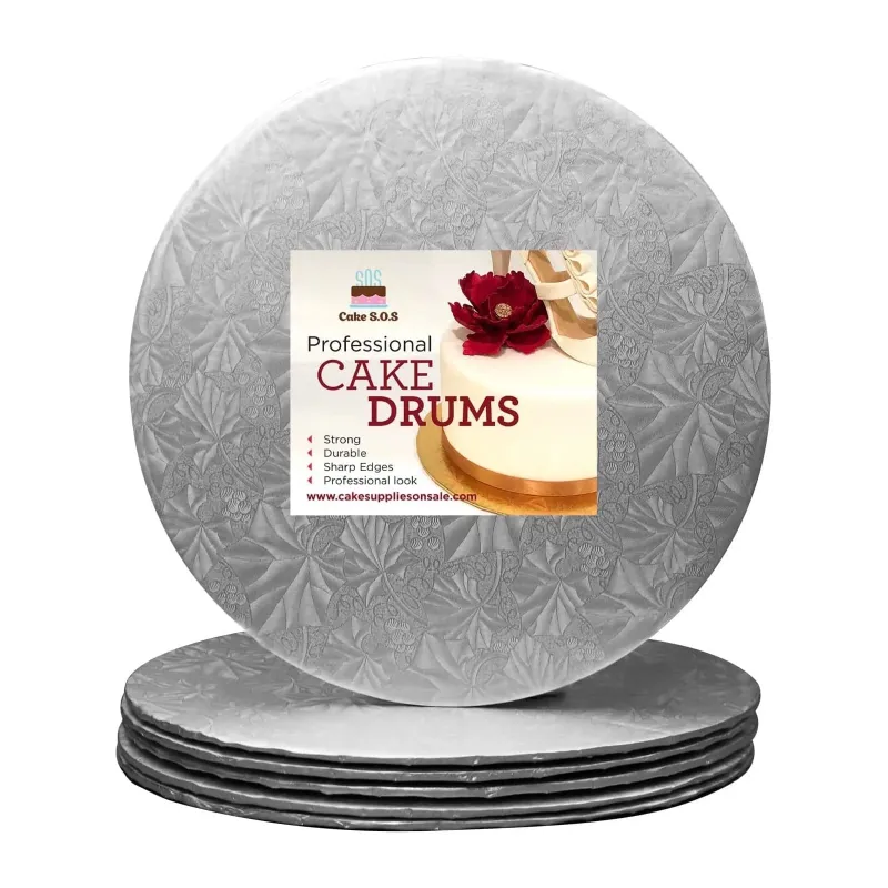 Photo 1 of 18" Silver Round Thin Drum 1/4", 25 count
