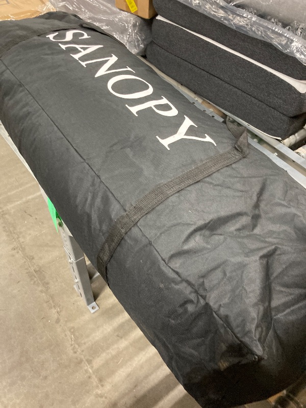 Photo 1 of ***(THIS IS CANOPY COVER ONLY - NO FRAME/NO TENT)***
CANOPY 10' x 20' EZ  Canopy 6 Removable Sidewalls and Carry Bag, White
for Tent Outdoor Event 