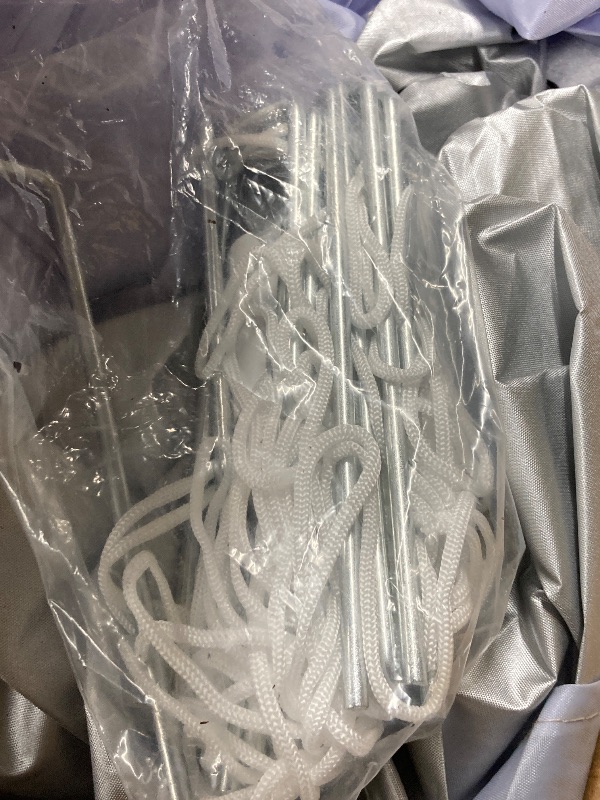 Photo 1 of ***(THIS IS CANOPY COVER ONLY - NO FRAME/NO TENT)***
CANOPY 10' x 20' EZ  Canopy 6 Removable Sidewalls and Carry Bag, White
for Tent Outdoor Event 