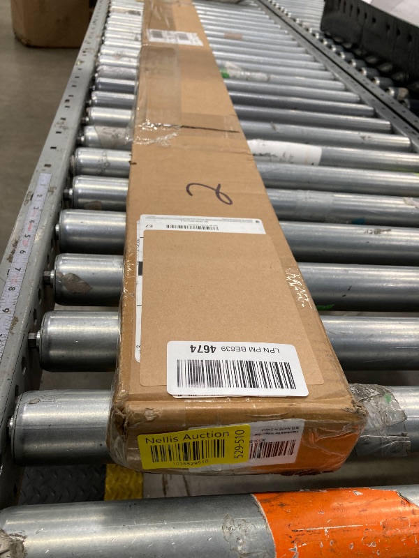 Photo 1 of 18 FT Handrails for Indoor Stairs,Railings?Outdoor Stairs Handrail?Modern Aluminum Handrail Set, Wall Mounted?Wall Return Bracket More Safety, Rust Free. (Cherry Wood Grain, 18 FT)