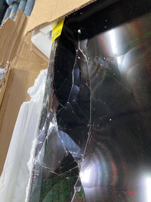 Photo 1 of ***screen is broken ,parts only****Roku Smart TV – 65-Inch Plus Series 4K QLED RokuTV with Roku Voice Remote Pro, Dolby Vision, Striking 4K Resolution, Automatic Brightness, & Seamless Streaming – Live Local News & Sports