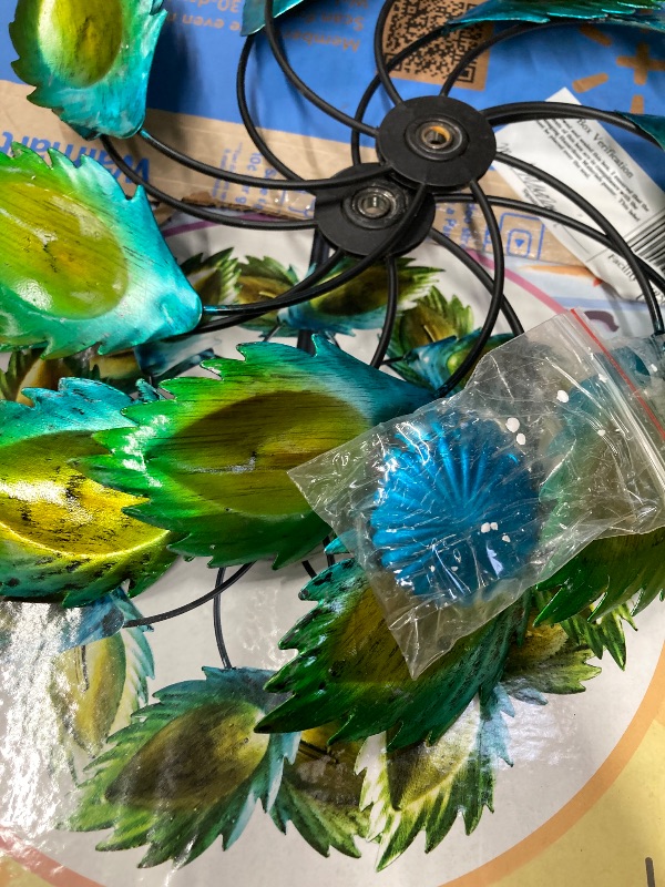 Photo 1 of  Wind Spinner Arabesque 74in Multi-Color Seasonal LED Lighting Solar
